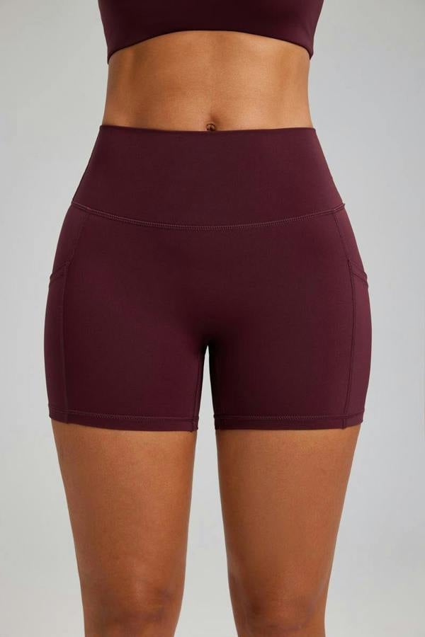 Anniou Pocket Yoga Shorts