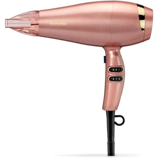 BaByliss Rose Gold 2100W Hair Dryer 5336U – Fast Drying with Smooth, Shiny Results