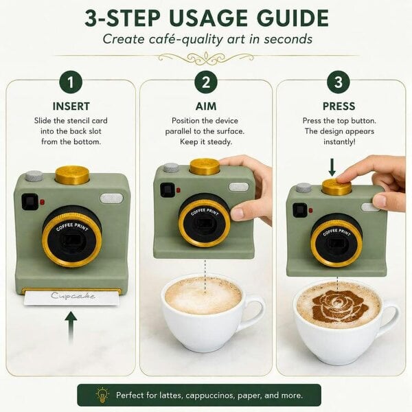Obasyhig 3D-Printed Latte Art Camera