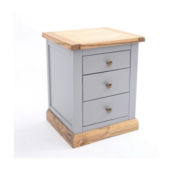 Cabinet Bits Biccari 3 Drawer Bedside Table
