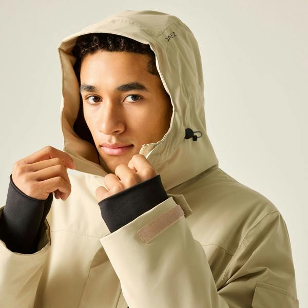 Dare 2B Mens Twin Tip ll Ski Jacket - White Pepper