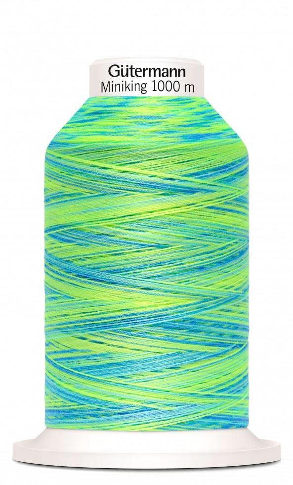 Gutermann Multicolour Miniking Overlocker Thread 1000m Polyester Thread Suitable For Dressmaking