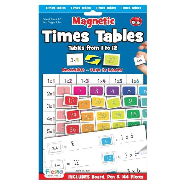 Fiesta Crafts Magnetic Times Tables