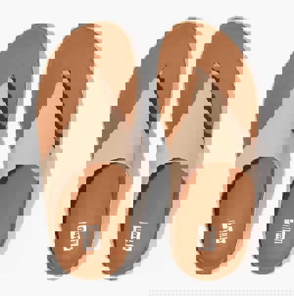 FitFlop SHUV TOE-POST Womens Sandals Stone Beige