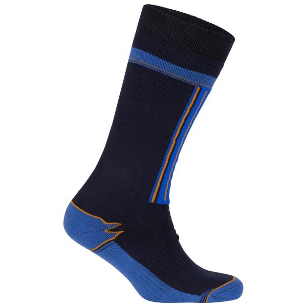 Trespass Unisex Adult Winski Ski Socks (Pack of 2) - Navy/Flint - 