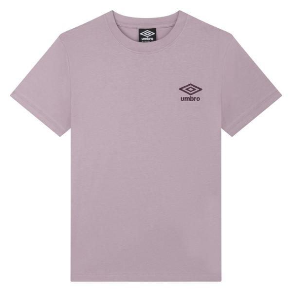 Umbro Womens/Ladies Core Classic T-Shirt - Mauve Shadow/Potent Purple - 