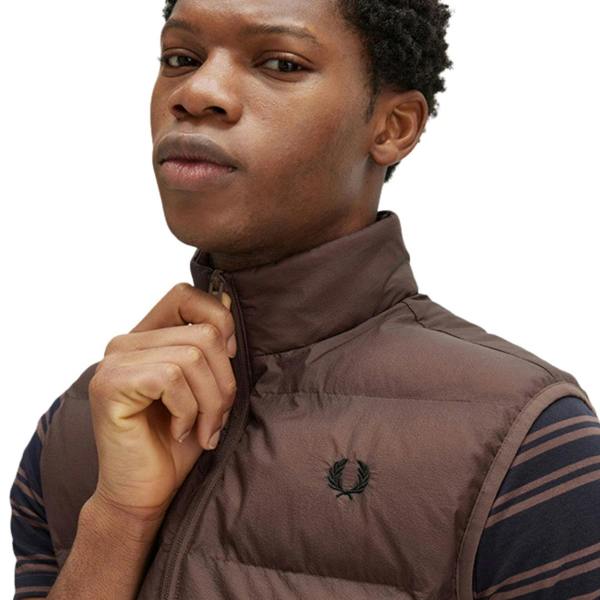 Fred Perry Carrington Brick Insulated Gilet XS