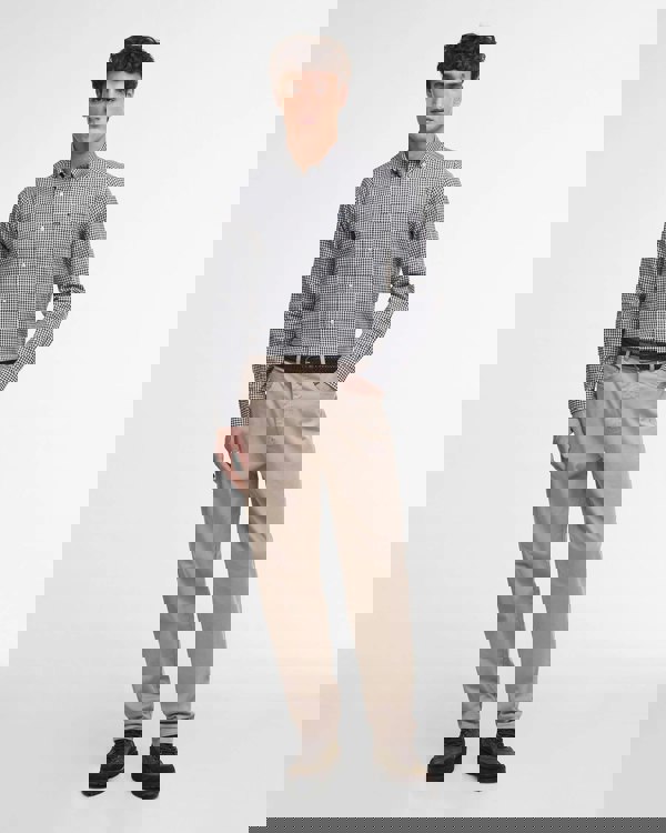 Barbour Padshaw Tailored Long-Sleeved Shirt - Dark Oak