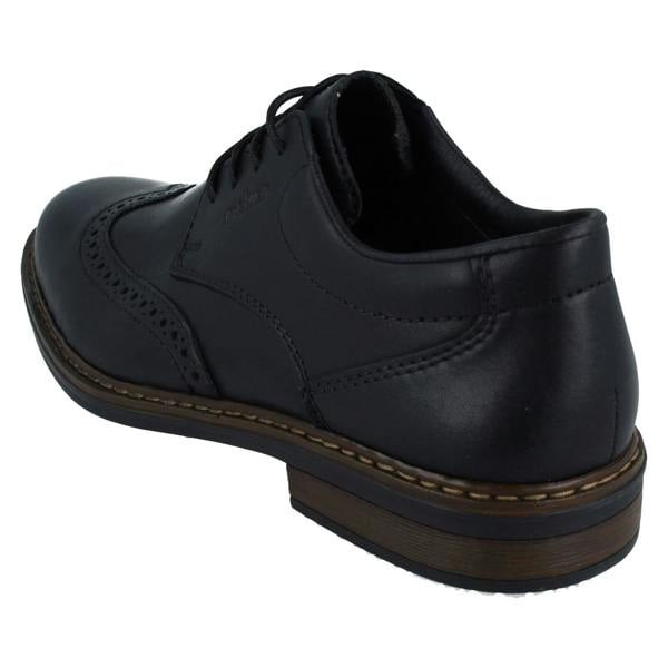 Rieker Mens Rieker Brogue Lace Up Shoes 17620