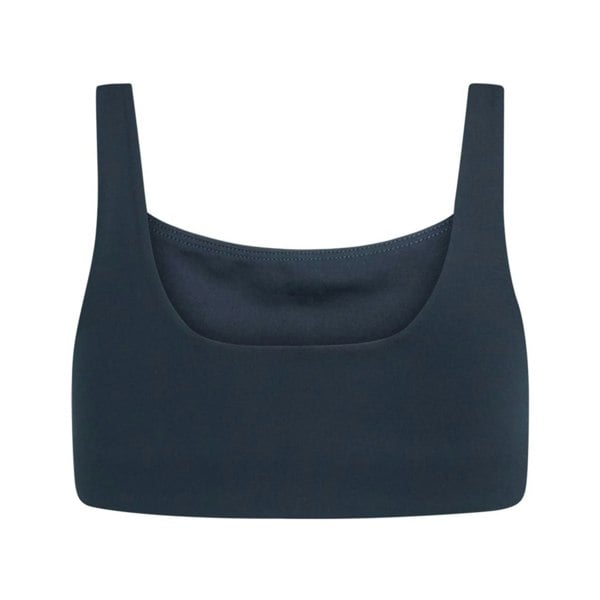 Girlfriend Collective Womens/Ladies Tommy Cropped Square Neck Bra - Monarch