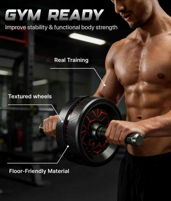 ROMIX Ab Wheels & Rollers