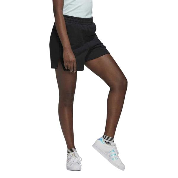 Adidas Womens/Ladies Adicolor Archive Trefoil Side Slits Shorts - Black - 