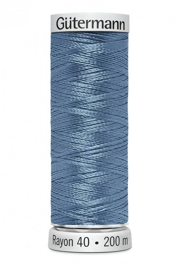 Gutermann No 40 Sulky Rayon Embroidery Thread 200m Rayon Thread Suitable For Embroidery