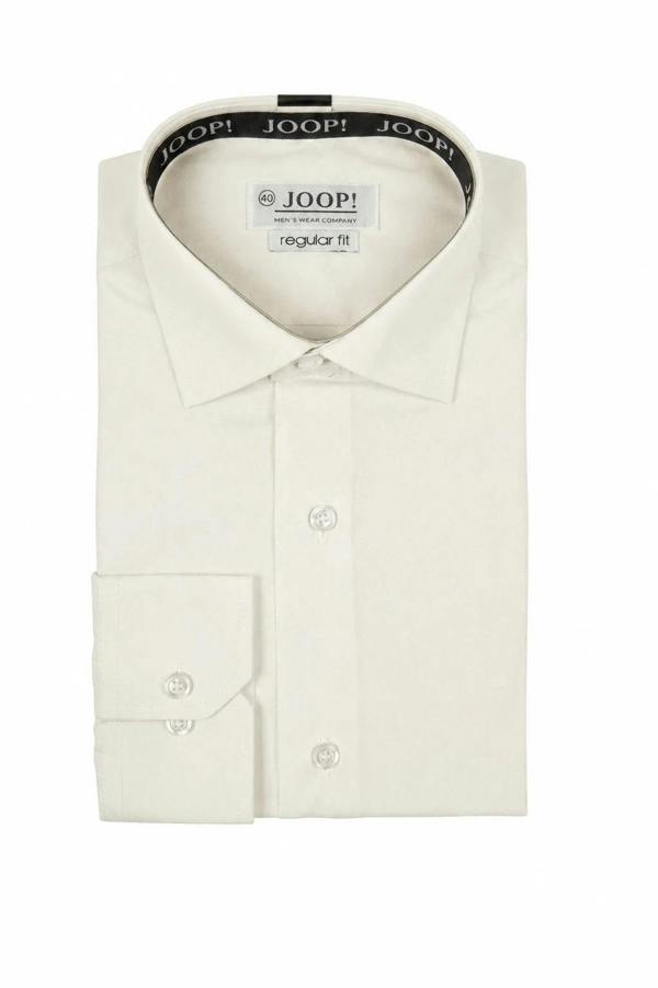 Men's Long Sleeve Button-Down Dress Shirt - Cream - TruClothing.com - 4
