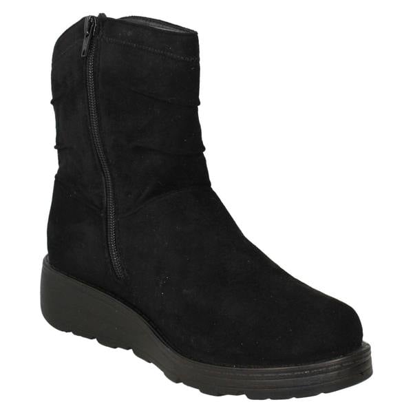 Spot On Ladies Spot On Casual Zip Ankle Boots F51201