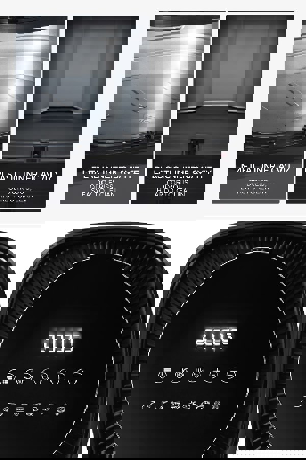 Living and Home 6L Air Fryer Oven Visible Roaster with Smart Touch Display, Adjustable Temp, Timer Function