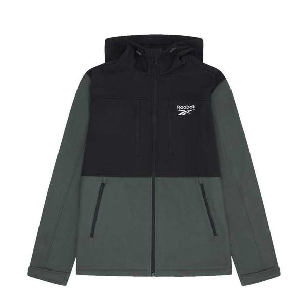 Reebok Mens Soft Shell Jacket - Olive - 