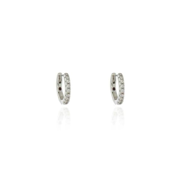 Cachet London Gidget Huggie 12mm Silver Hoop