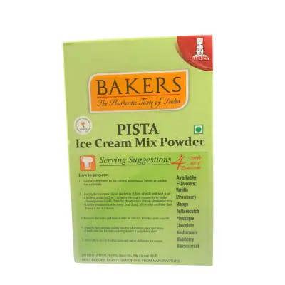 Bakers Pista Ice Cream Mix Powder, Easy to Make Instant Dessert Mix 100g