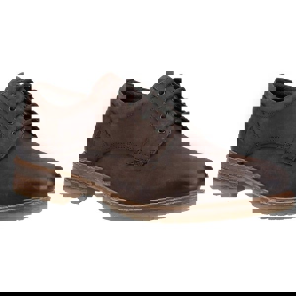 Hush Puppies Richie Leather Men's Brown Lace-Up Shoes