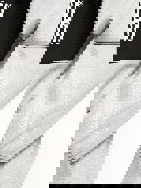 Crosshatch Silomane Hoodie Grey Marl