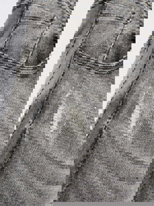 Kings Will Dream Stalham 2.0 Grey Wash Superslim Denim Jeans - Grey Wash