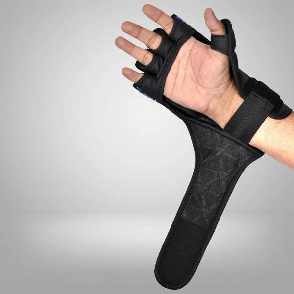 RDX Sports GRAPPLING GLOVES NEW AURA F17 BLACK BLUE