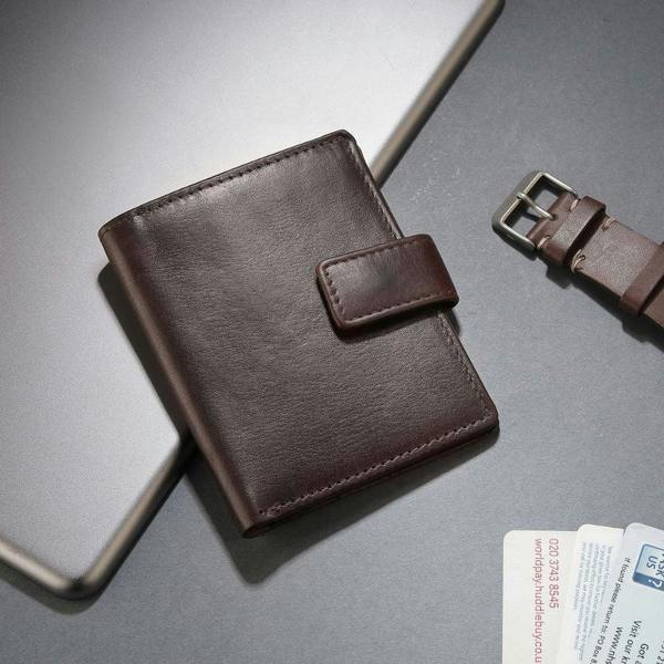Leather Credit Card Holder – Aldo Tuscan 2217 Brown (4)