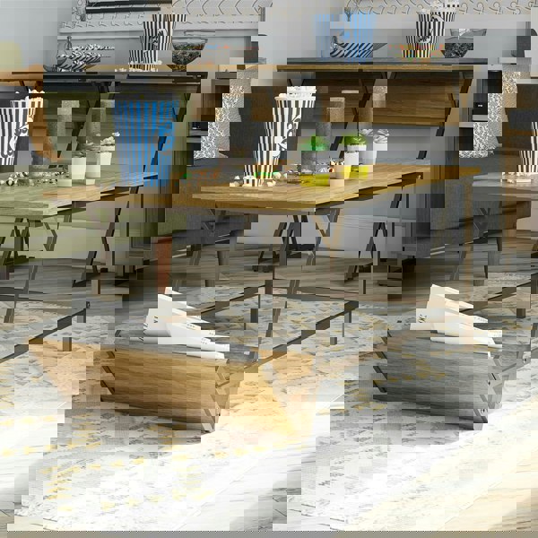 Dorel Home Regal Coffee Table in Walnut Look