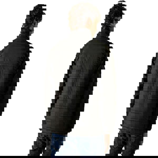 Regatta Mens Full Zip Padded Jacket - Black/Classic Red