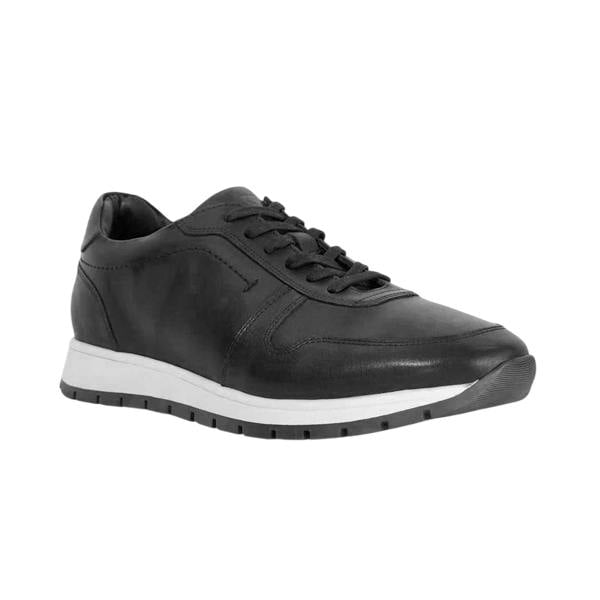 Dune London Mens Tris Leather Trainers - Navy - 