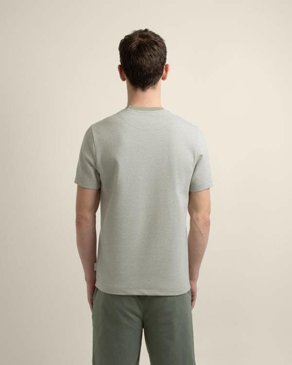 Larsson & Co Osvald - Jacquard Textured T-Shirt