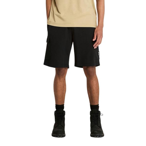 Timberland Mens Woven Cargo Shorts - Black - 