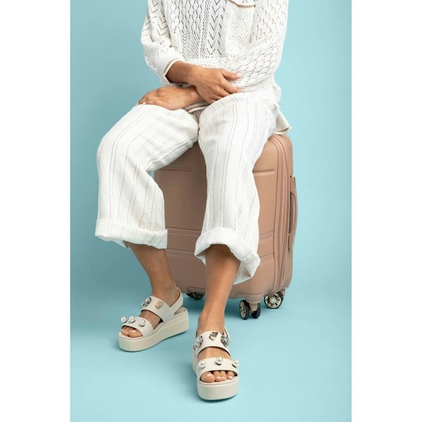 Crocs Brooklyn 4U Thermoplastic Women's Stucco Sandals