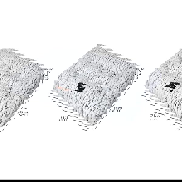 Skylos Pet Bed Luxury Dog Crate Cushion Mattress Plush Soft Bed Easy Maintain