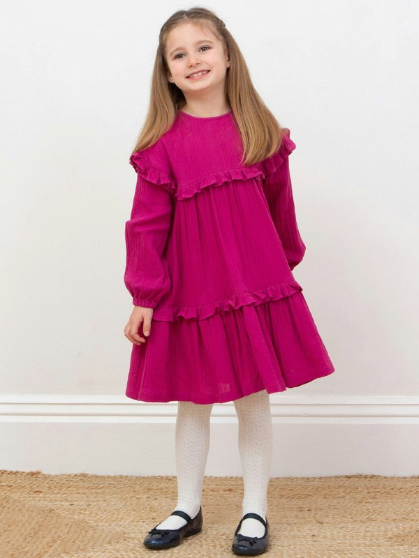 Kite Girls Organic Frill And Flow Dress
