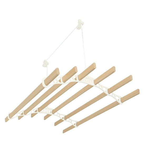 Monstershop Clothing Airer Ceiling Pulley - Ivory - 1.2m