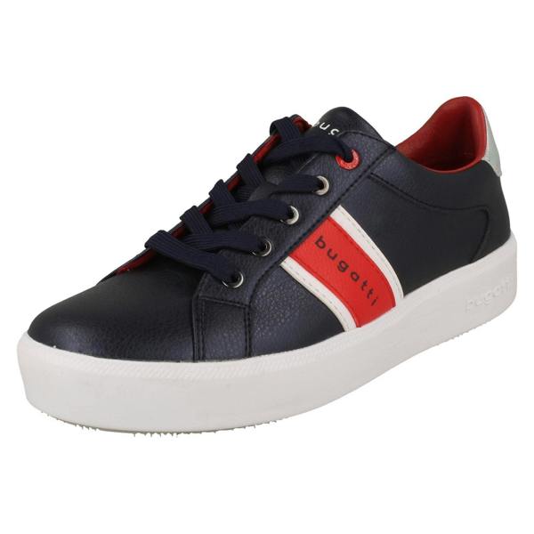 Bugatti Ladies Bugatti Stripe Detailed Chunky Sole Trainers BUG31511