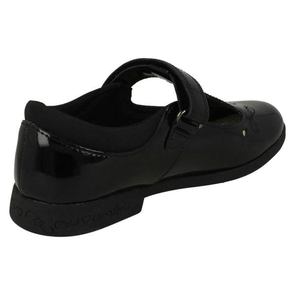 Clarks Girls Clarks Smart T-Bar School Shoes Magic Step Lo