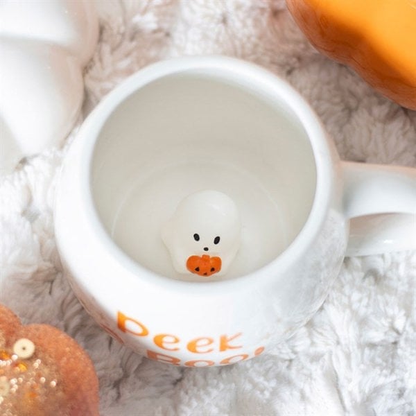 Serano Peekaboo Ghost Rounded Mug
