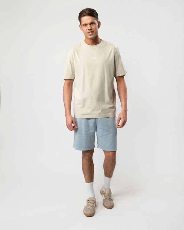 BOSS Orange TChup Mens Crew Neck Small Logo T-Shirt - Light Beige 271