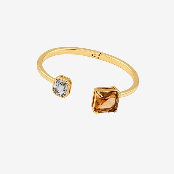 Uchi & Soto Shikaku Square Stones Open Bangle