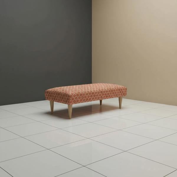 Multi-functional coffee table and seating ottoman with designer stitching