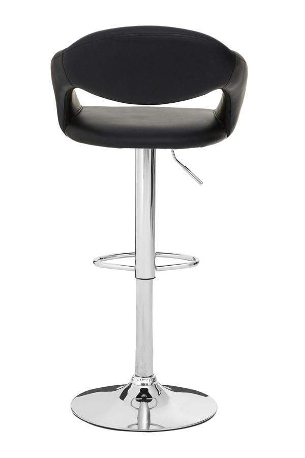 Interiors by Premier Taylor Black Faux Leather Bar Chair