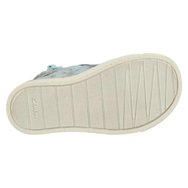 Clarks Girls Clarks Elsa Detailed Frozen Hi Top Trainers City Ice T