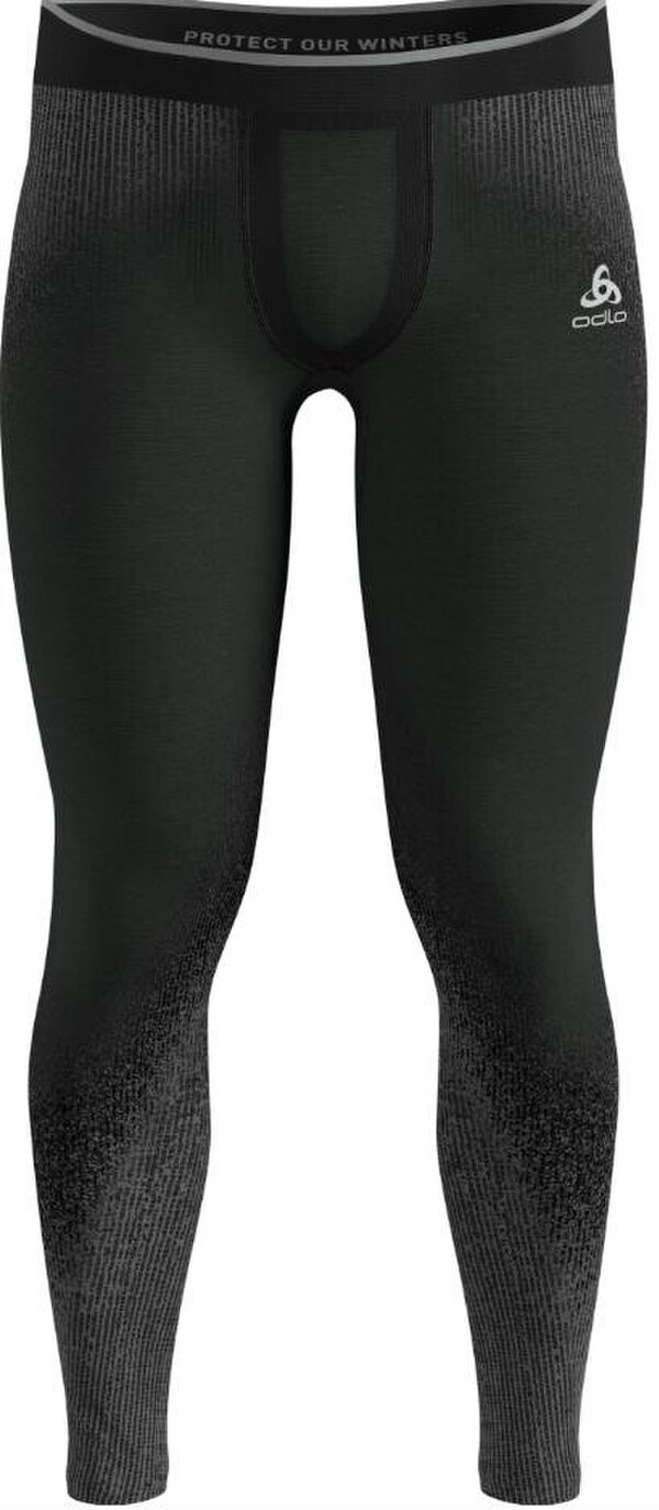 ODLO Men's Blackcomb Eco Warm Seamless Leggings - Black