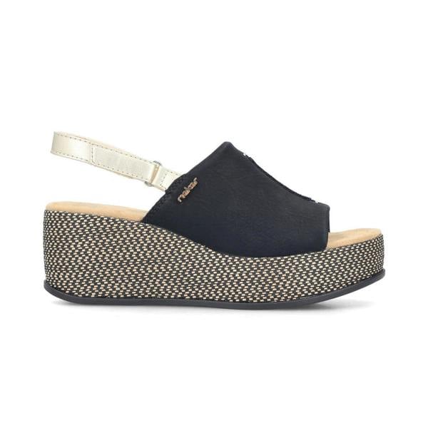 Rieker 69460 Slingback Sandals in Black