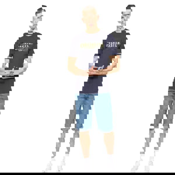 Crosshatch Mens Changra T-Shirt - Blue Nights - 