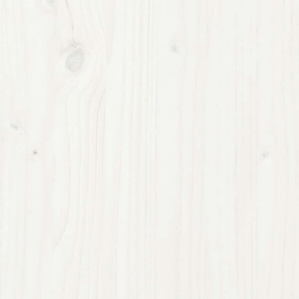Berkfield Day Bed Solid Wood Pine 140x190 cm White