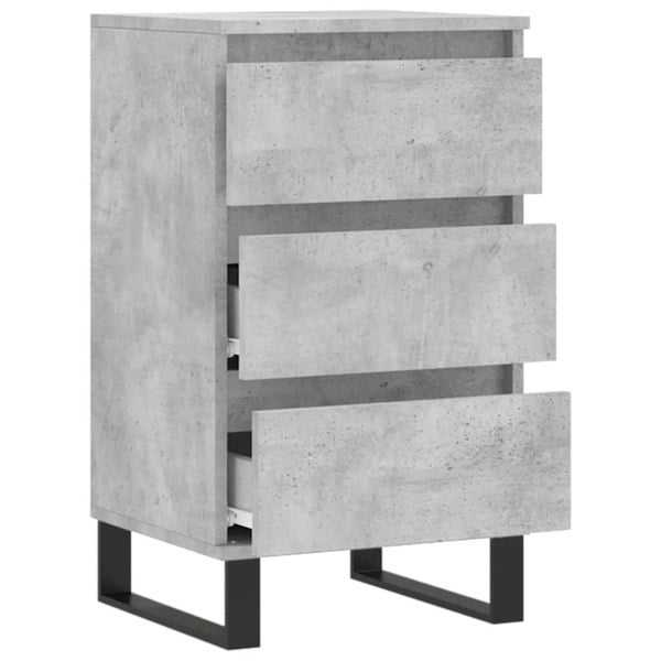 Berkfield Sideboard Concrete Grey 40x35x70 cm Engineered Wood